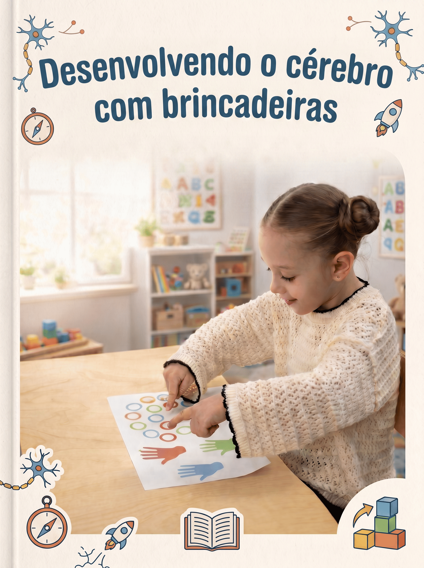 Menino escrevendo com atenção no caderno